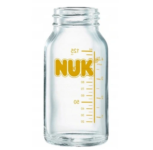 Butelki do przechowywania pokarmu NUK 125 ml / 230 ml szklane