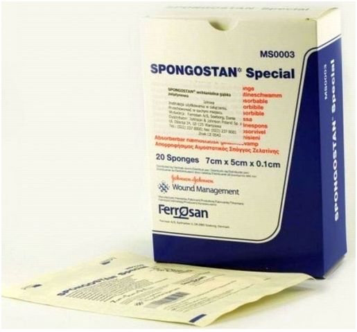 Gąbki hemostatyczne Ferrosan Spongostan Special