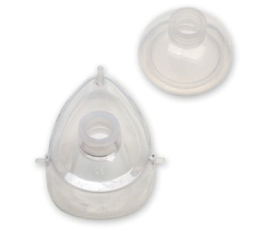 Maski resuscytacyjne Dahlhausen anestetyczna - silikonowa (Otwarty mankiet, przeźroczysty)