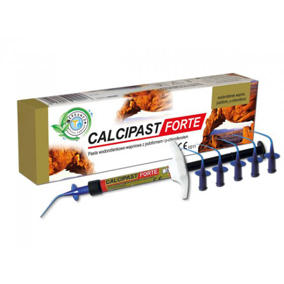 Materiały do zabiegów endodontycznych Cerkamed CALCIPAST Forte