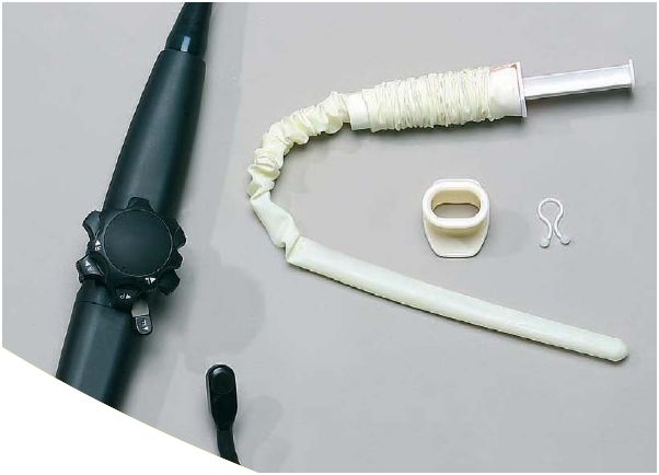 Osłony na endoskopy giętkie Ecolab Zestaw TOE (sterylny) + ustnik, aplikator z żelem (preinstalowany) 87111