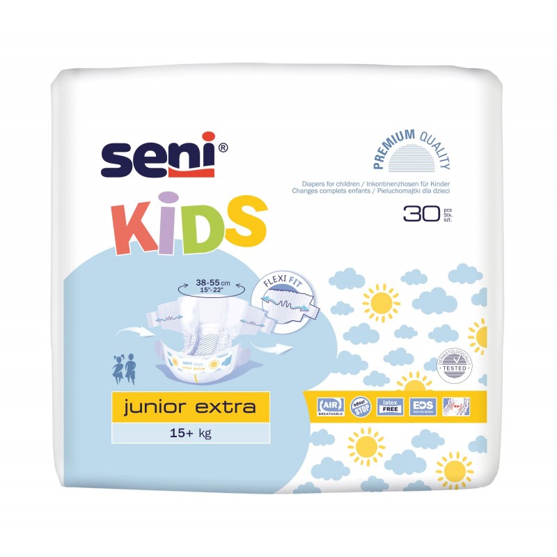 Pieluchy dla niemowląt i dzieci TZMO Seni Kids Junior Extra