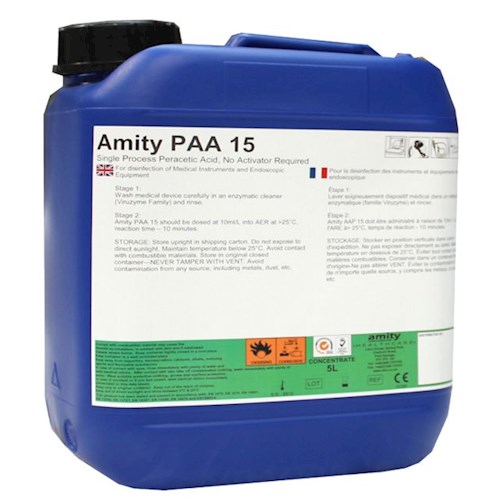 Preparaty do maszynowej dezynfekcji narzędzi i wyrobów Amity International Amity PAA 15