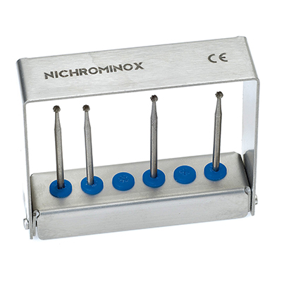 Stojaki na wiertła stomatologiczne do sterylizacji Nichrominox Plug'In H