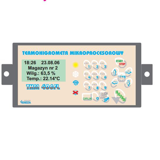 Termohigrometry elektroniczne Geneza THM 406 FL