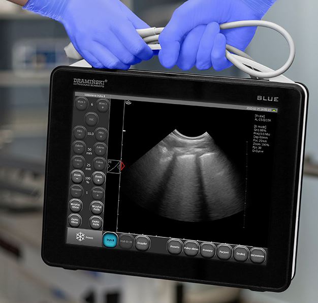Ultrasonografy kieszonkowe ręczne (USG) DRAMIŃSKI BLUE