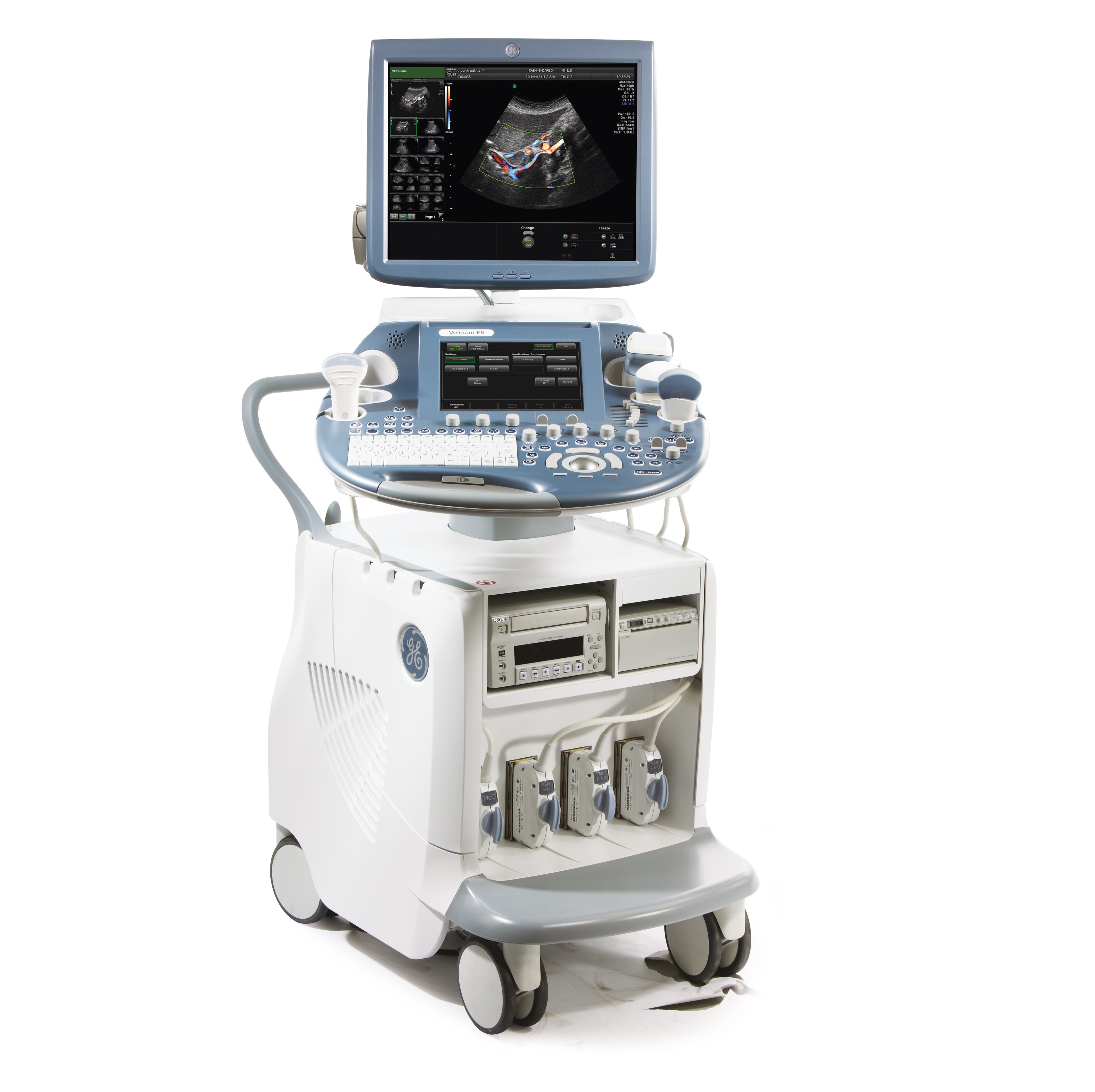 Ultrasonografy stacjonarne wielonarządowe - USG GE Healthcare VOLUSON E8