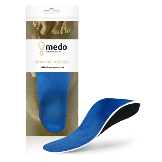 Wkładki odciążające sklepienie podłużne stopy Medo Memopur