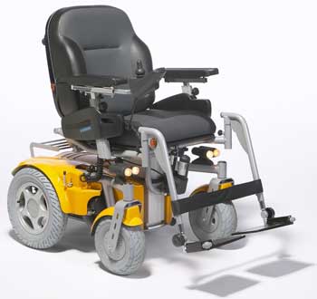 Wózki inwalidzkie z napędem elektrycznym Vermeiren Ascend siedzisko 45 cm