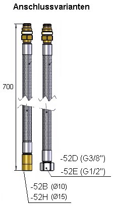 Baterie zlewozmywakowe Broen BROEN UNIFLEX / 25360091039-52E (18 510.009)