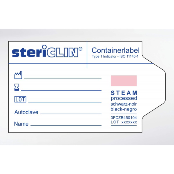 Etykiety do sterylizacji steriCLIN Do kontenerów