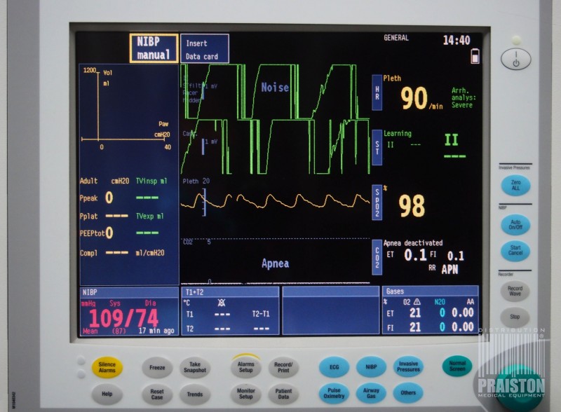 Kardiomonitory przyłóżkowe używane B/D Datex Ohmeda N-MRI2-01 - Praiston rekondycjonowany