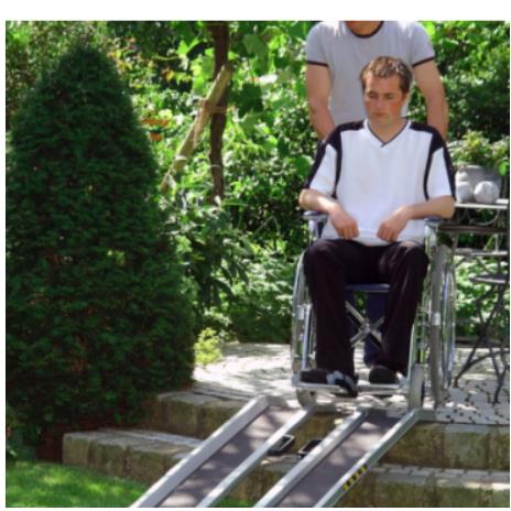 Szyny najazdowe do wózków inwalidzkich Altec RAS