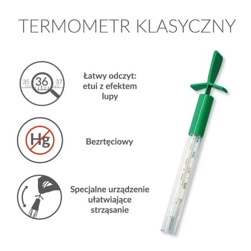 Termometry szklane dla pacjenta Wuxi Medical Instrument Factory CONTROLY KLASYCZNY