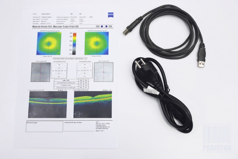 Tomografy okulistyczne (OCT)  używane B/D Carl Zeiss HD-OCT 500 - Praiston rekondycjonowany