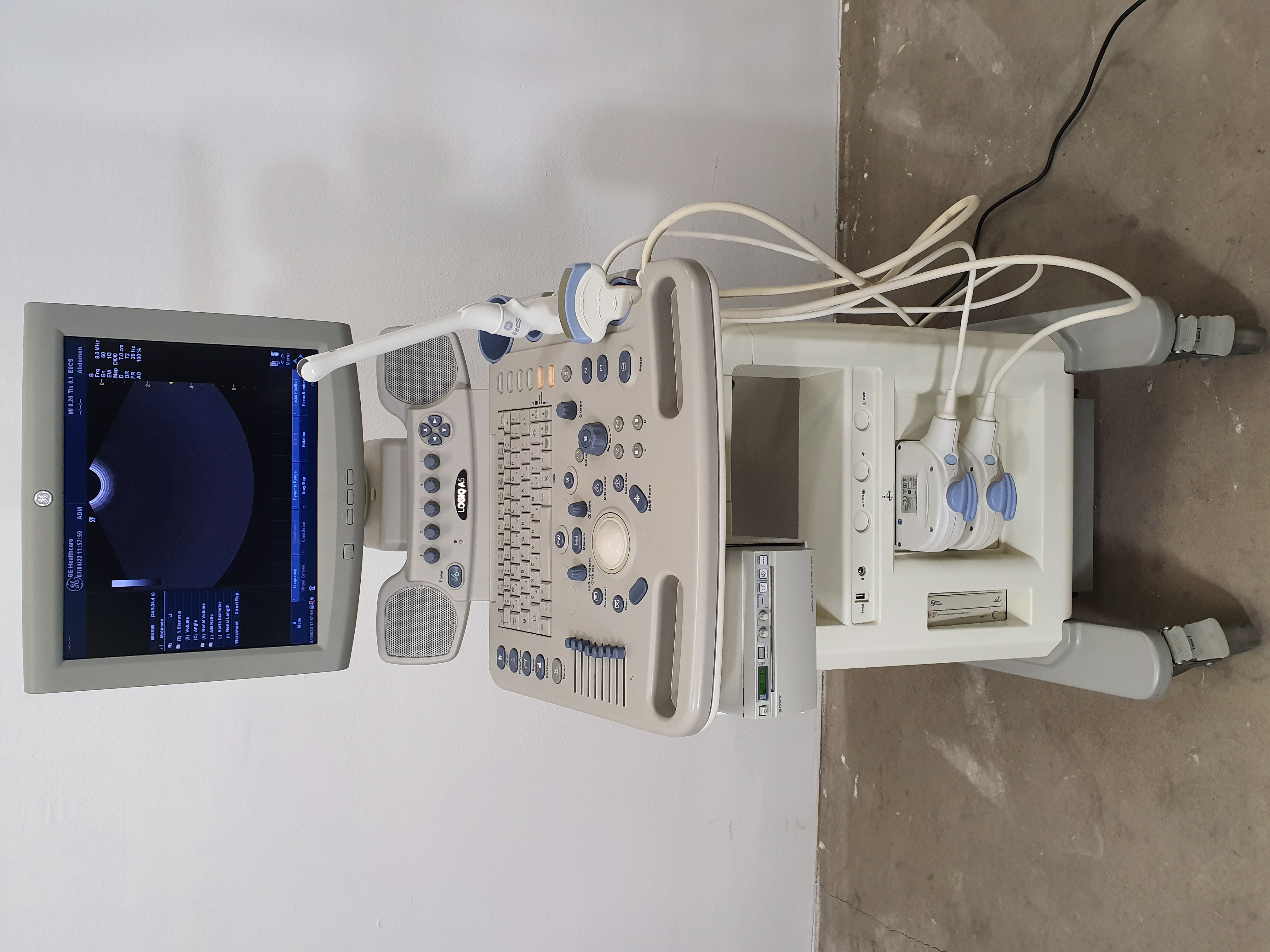Ultrasonografy wielonarządowe używane GE Healtcare GE Logiq A5 - medsystems rekondycjonowany