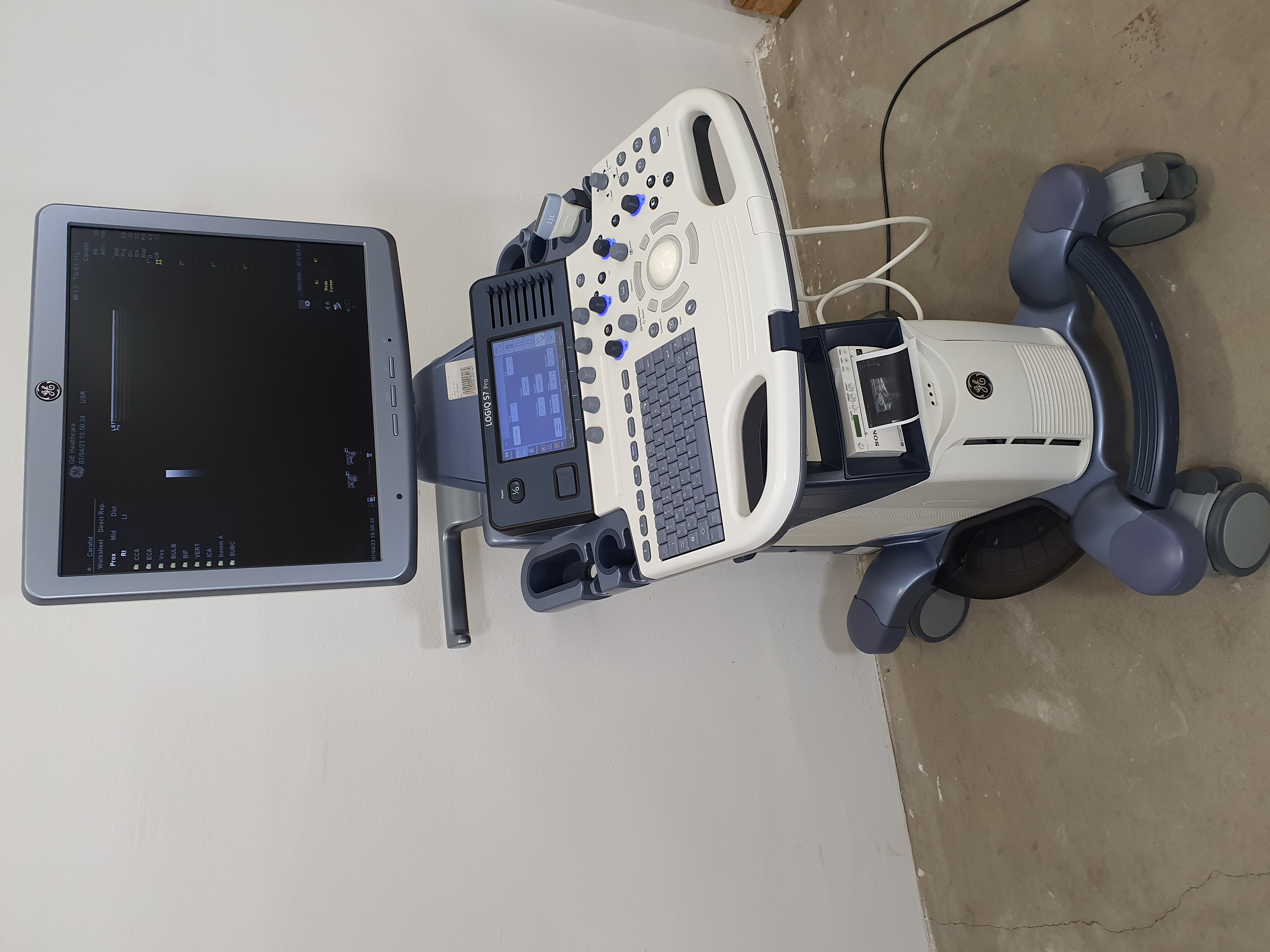 Ultrasonografy wielonarządowe używane GE Healtcare GE Logiq S7 Pro - medsystems rekondycjonowany