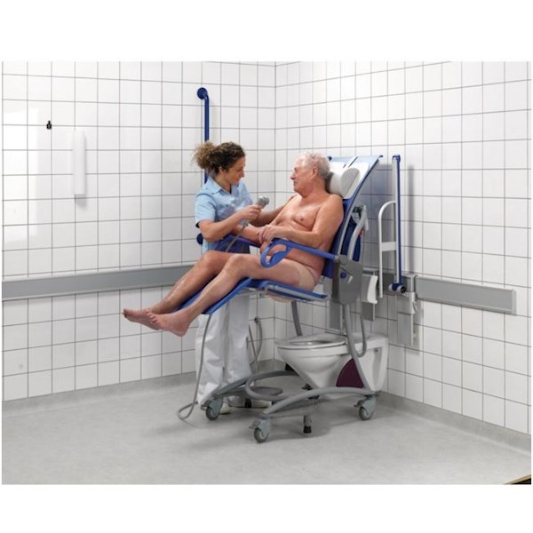 Wózki prysznicowo - sanitarne w pozycji siedzącej Arjo Carino