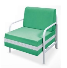 Łóżka i krzesła dla opiekunów pacjenta używane