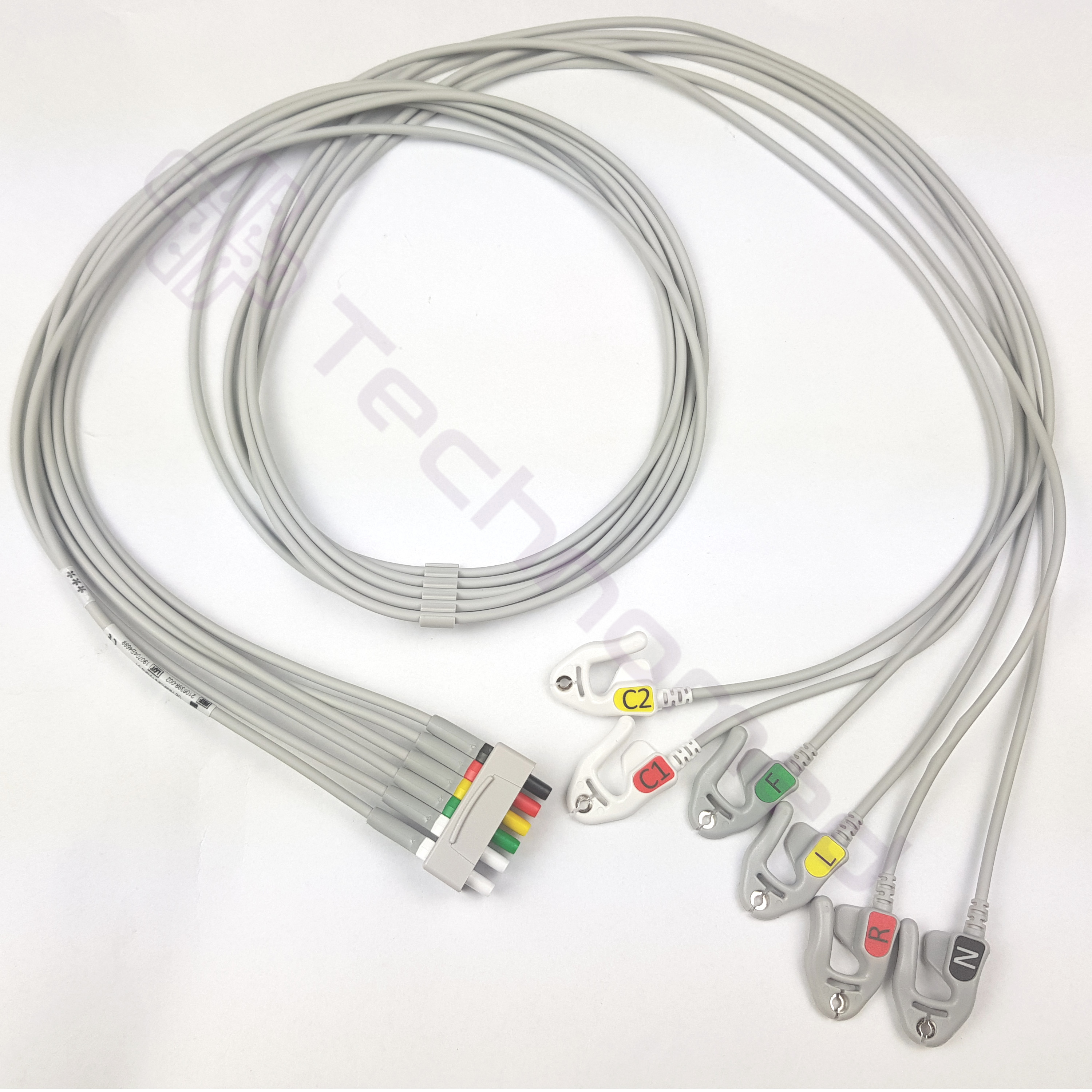 Akcesoria do monitorów i kardiomonitorów używane GE Datex-Ohmeda ECG wielorazowe odprowadzenia  GE - Technomed używane
