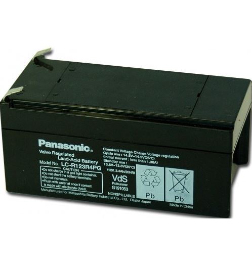 Akumulatory do ssaków medycznych Panasonic LC-R123R4PG