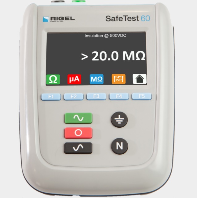 Analizatory bezpieczeństwa elektrycznego RIGEL MEDICAL Safe Test 60