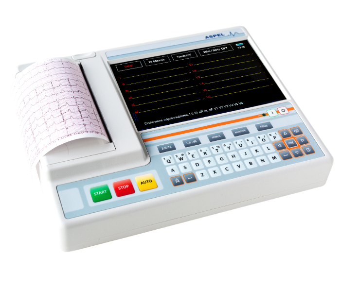 Aparaty EKG - Elektrokardiografy ASPEL AsCARD Orange v.07.105