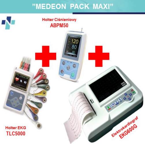Aparaty EKG - Elektrokardiografy CONTEC Medeon Pack Maxi