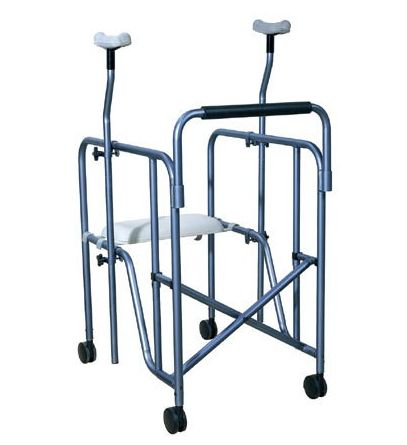 Balkoniki Mobilex Balkonik inwalidzki wysoki z podpaszkami
