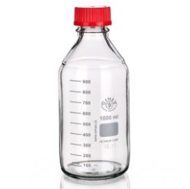 Butelki szklane SIMAX z plastikową nakrętką (do 200 °C)