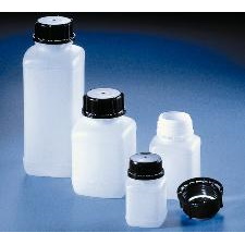 Butle, kanistry i butelki laboratoryjne VWR HDPE kwadratowa z nakrętką sz/sz 