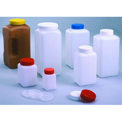 Butle, kanistry i butelki laboratoryjne VWR HDPE sz/sz kwadratowa/prostokątna