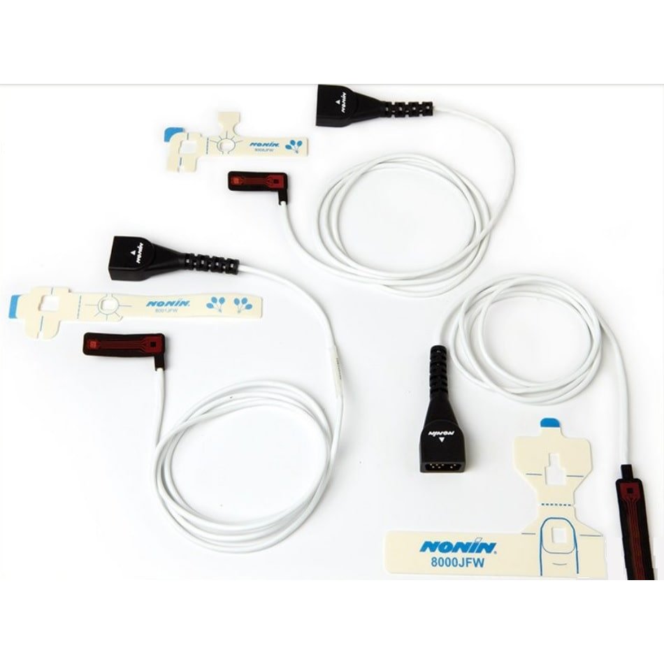 Czujniki do pulsoksymetrów medycznych Nonin Flex 8001J Neonate + FlexiWrap 8001JFW Neonate