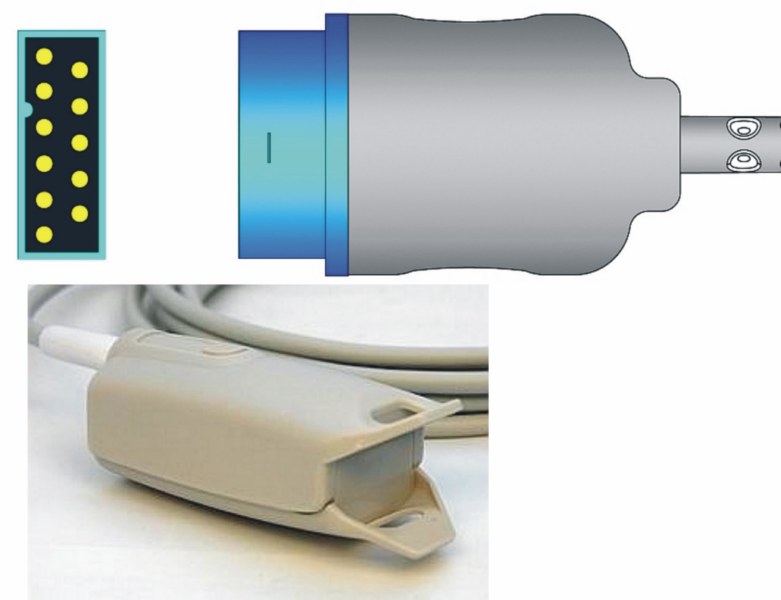 Czujniki SpO2 do kardiomonitorów Unimed Medical Supplies Inc GE MARQUETTE, DASH, SOLAR U410-21