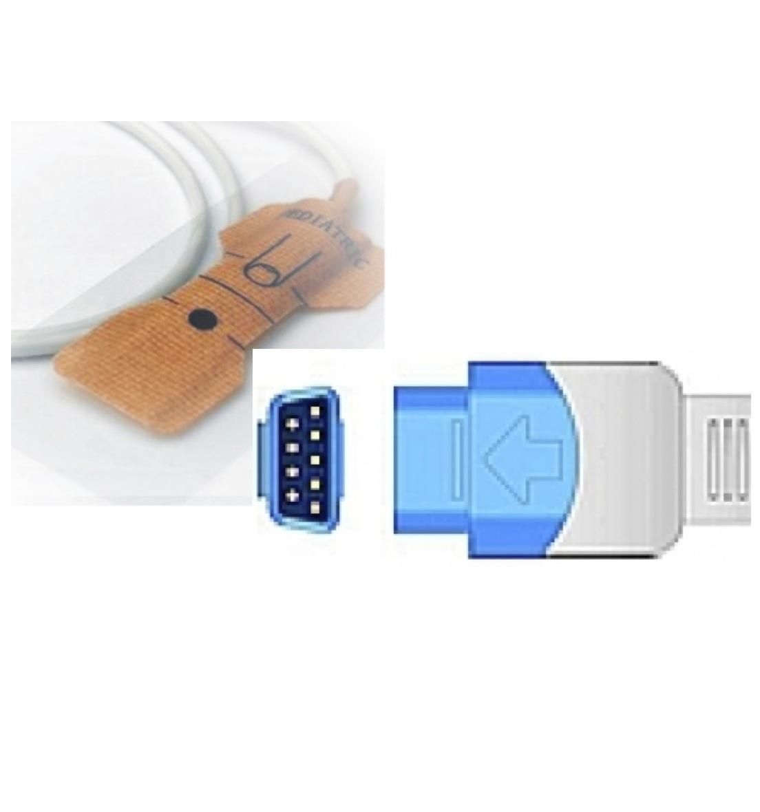 Czujniki SpO2 do kardiomonitorów Unimed Medical Supplies Inc GE Trusignal U523-117