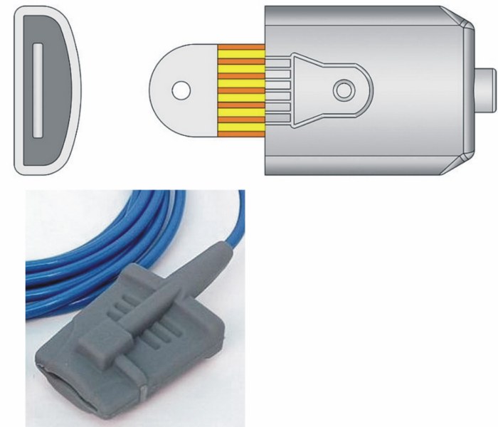 Czujniki SpO2 do kardiomonitorów Unimed Medical Supplies Inc MASIMO U403S-125