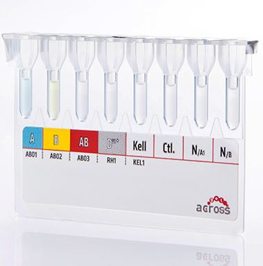 Across Gel ABO z Dvi+/Kell