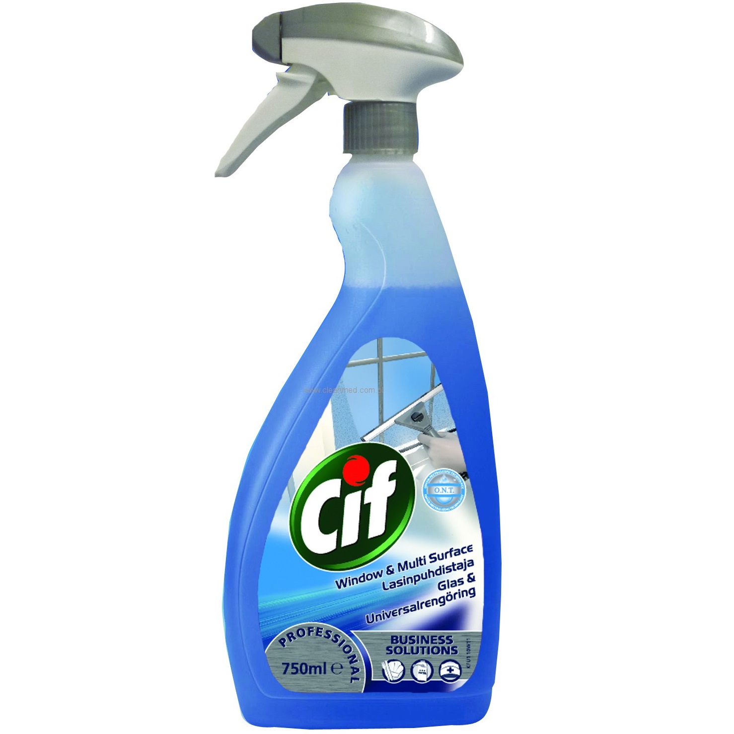 Cif Professional Window & Multi Surface Cleaner 750ml