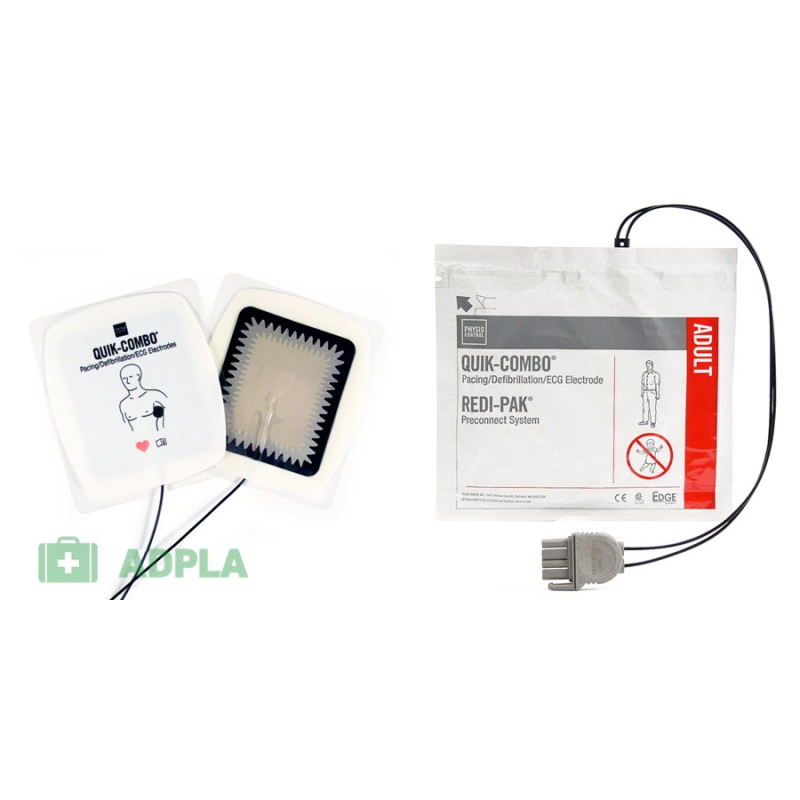 Elektrody jednorazowe do defibrylatorów Physio Control LIFEPAK EDGE System QUIK-COMBO ze złączem REDI-PAK