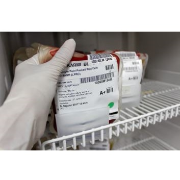 Etykiety do pojemników, worków na krew LIBELI na pojemniki z krwią i jej składniki