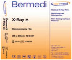 Filmy RTG – mammograficzne Bermedi X-RAY M - 24 x 30 cm