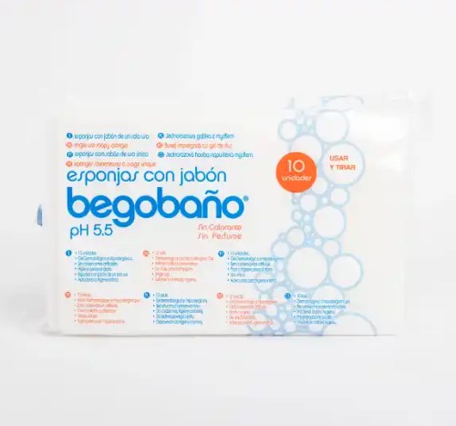 Gąbki do mycia skóry pacjenta Mercator Medical begobaño BB-19