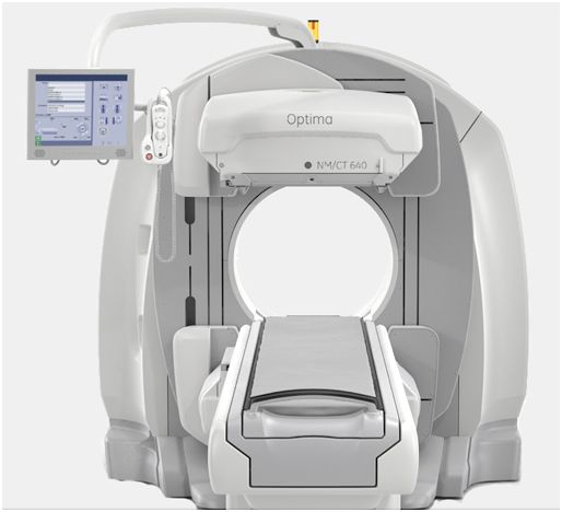 Gamma kamery SPECT - CT GE Healthcare Optima NM/CT 640