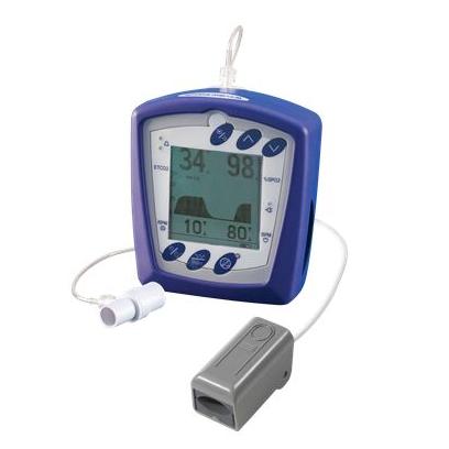 Kapnografy ze strumienia bocznego lub głównego ICU Medical Capnocheck II