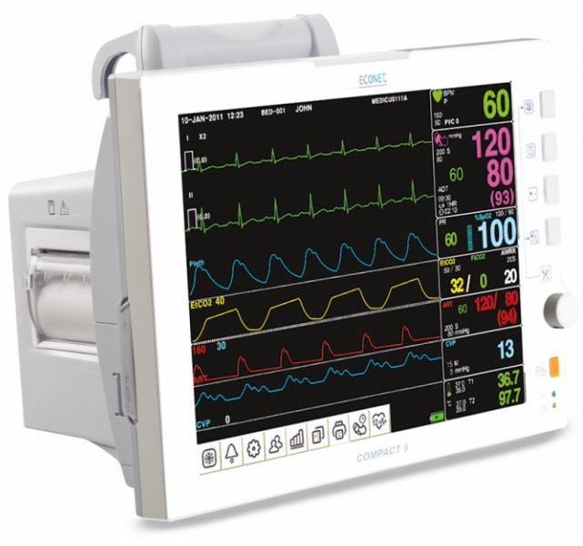 Kardiomonitory przyłóżkowe Medical ECONET Compact 9