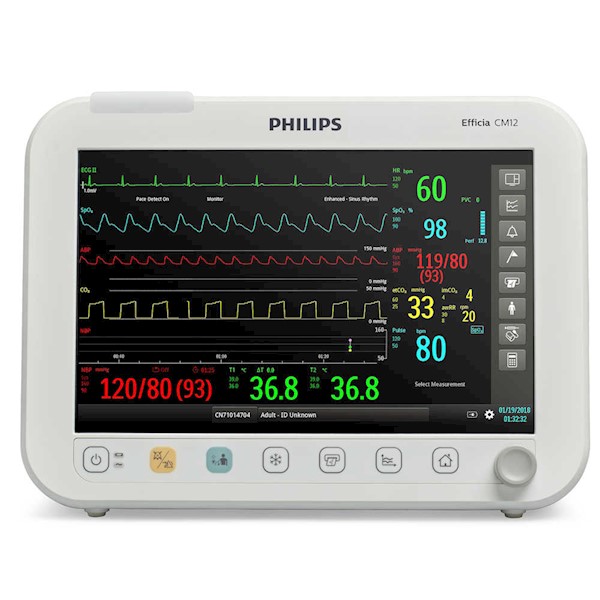 Kardiomonitory przyłóżkowe PHILIPS Efficia CM10/CM12