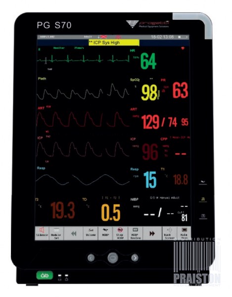Kardiomonitory przyłóżkowe Progetti Medical PG S70