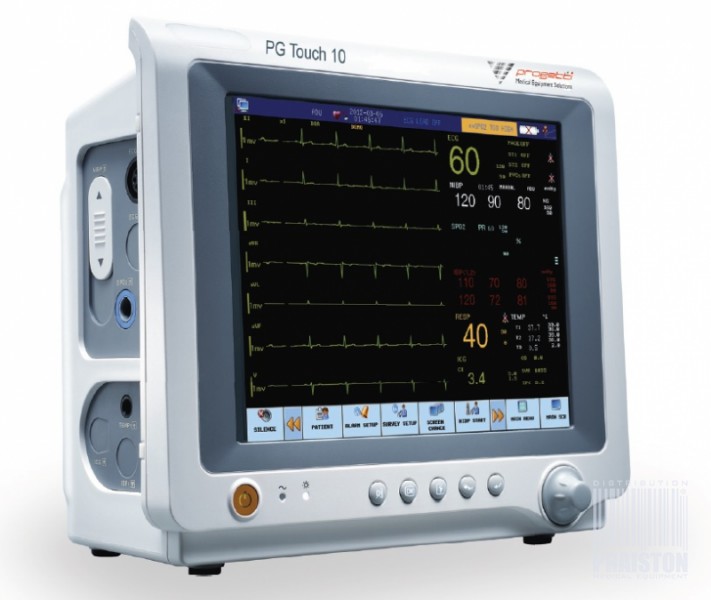 Kardiomonitory przyłóżkowe Progetti Medical PG Touch 10