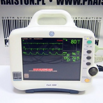 Kardiomonitory przyłóżkowe używane B/D GE DASH 3000 - Praiston rekondycjonowany