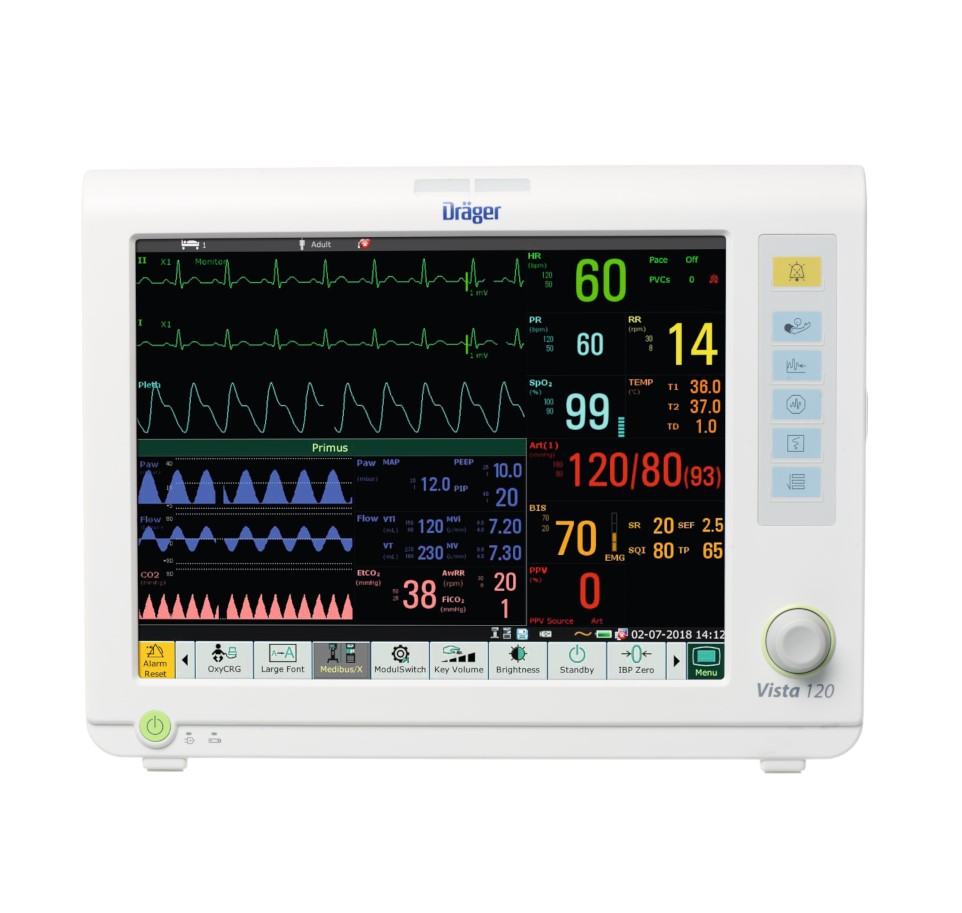 Kardiomonitory transportowe Dräger Vista 120